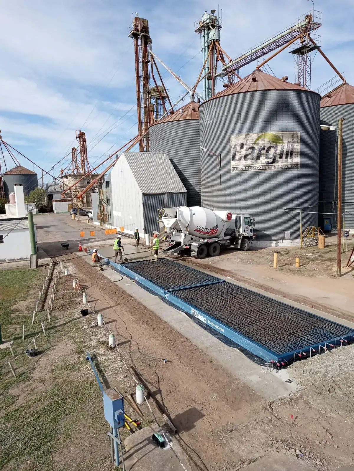Báscula de Camiones — obra civil ejecutada por Agrocivil