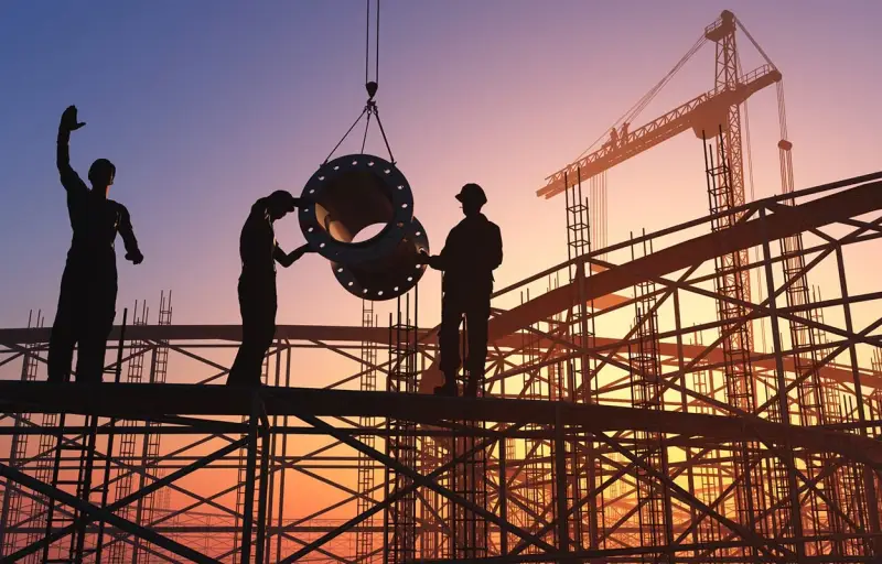 Obra civil de Agrocivil: pavimento industrial y plataforma de descarga en planta de acopio